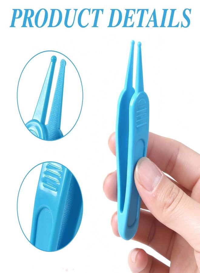 Clofiak 5Pcs Nose Cleaning Tweezers, 5 Colors Baby Nose Picker, Effective Booger Remover Tool, Navel & Ear Cleaner Clip for Baby's Care - Image 3